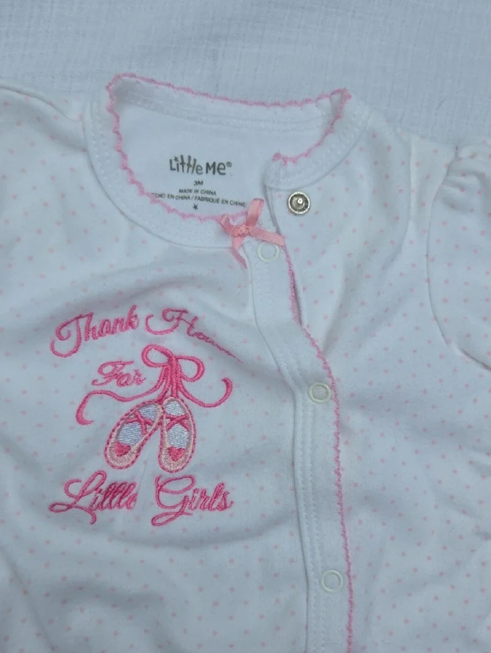 Baby Girl 5-pack Pink Multi Footed Sleepers 0-3 Months